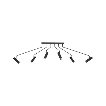 Nowodvorski EYE SUPER több ágú függeszték, fekete, GU10 foglalattal, 6x35W, TL-6505