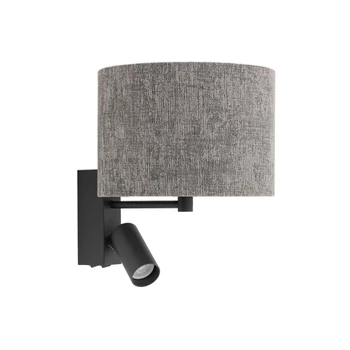 Nowodvorski Lago A fali lámpa, szürke, E27 foglalattal, 2x10W, TL-11677