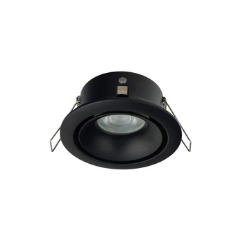 Nowodvorski FOXTROT fürdőszobai süllyeszthető lámpa, fekete, GU10 foglalattal, 1x15W, TL-8374