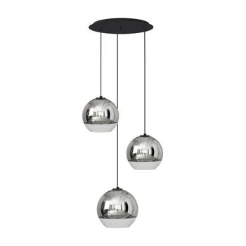Nowodvorski GLOBE PLUS több ágú függeszték, króm, E27 foglalattal, 3x42W, TL-7607