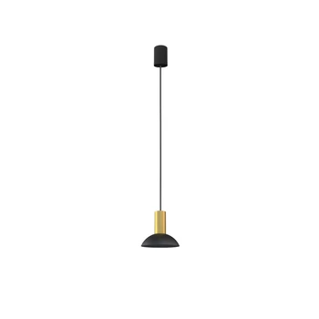 Nowodvorski HERMANOS 1 ágú függeszték, fekete, GU10 foglalattal, 1x10W, TL-8194