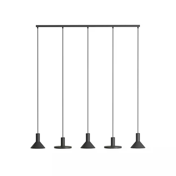 Nowodvorski HERMANOS függeszték, fekete, GU10 foglalattal, 5x10W, TL-10906