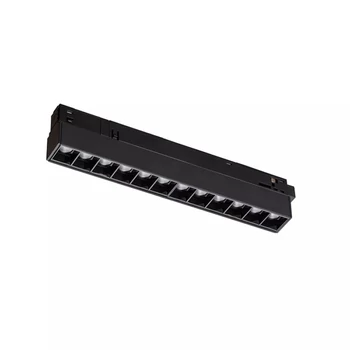 Nowodvorski LVM FOCUS LED sínre szerelhető lámpa, fekete, Beépített LED, 1x9W, 800 lm, TL-10144