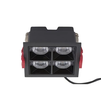 Nowodvorski MIDI besüllyeszthető lámpa, fekete, Beépített LED foglalattal, 1x16W, 1400 lm, TL-10064