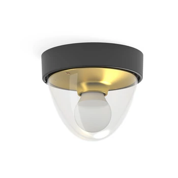 Nowodvorski NOOK kültéri mennyezeti lámpa, mozgásérzékelővel, arany, E27 foglalattal, 1x10W, TL-7975