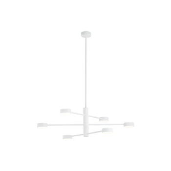 Nowodvorski ORBIT több ágú függeszték, fehér, GX53 foglalattal, 6x8W, TL-7942