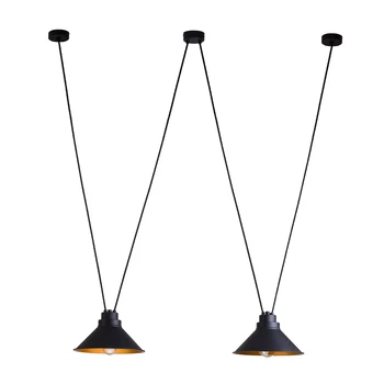 Nowodvorski PERM több ágú függeszték, fekete, E27 foglalattal, 2x42W, TL-9147