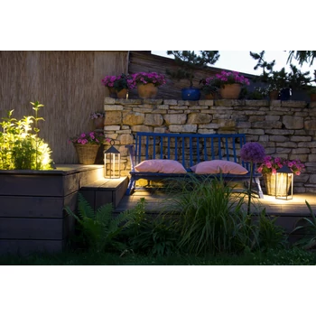 Nowodvorski PICNIC kültéri asztali lámpa, érintőkapcsolós, dimmelhető, usb töltés, króm, Beépített LED, 1x2W, 155 lm, TL-8177