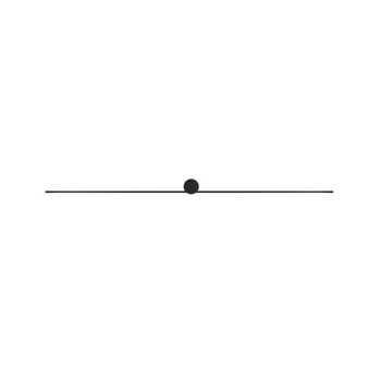 Nowodvorski PIN fürdőszobai fali lámpa, fekete, Beépített LED, 1x15W, 540 lm, TL-8130