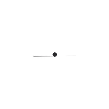 Nowodvorski PIN fürdőszobai fali lámpa, fekete, Beépített LED, 1x6W, 280 lm, TL-8127