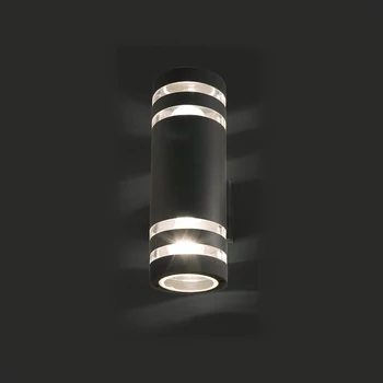Nowodvorski SIERRA kültéri fali lámpa, lefelé és felfelé világít, fekete, E27 foglalattal, 2x28W, TL-4422