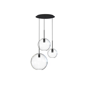 Nowodvorski SPHERE több ágú függeszték, átlátszó, E27 foglalattal, 3x28W, TL-7788