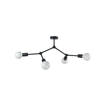 Nowodvorski TWIG mennyezeti lámpa, fekete, E27 foglalattal, 4x42W, TL-9140