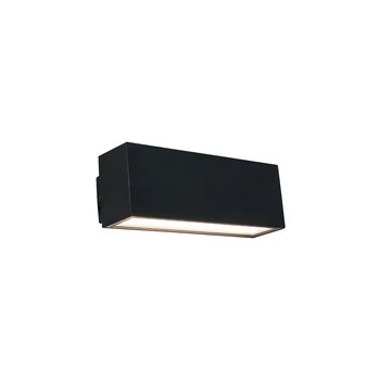 Nowodvorski UNIT kültéri fali lámpa, fekete, Beépített LED, 1x10W, 727 lm, TL-9122