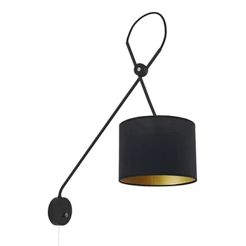 Nowodvorski VIPER fali lámpa, fekete, E14 foglalattal, 1x28W, TL-6513