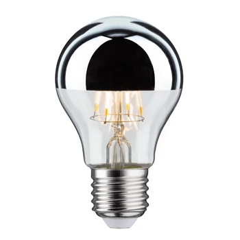 Paulmann 28669 Design fényforrás, tükör hatású, ezüst, ezüst, 2700K melegfehér, E27 foglalat, 580 lm