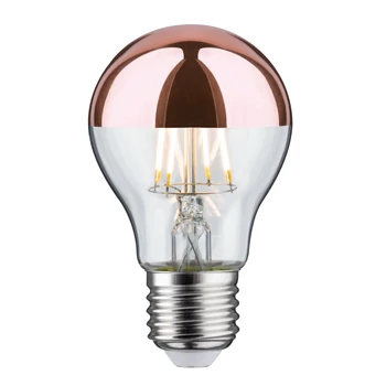 Paulmann 28671 Design fényforrás, tükör hatású, réz, réz, 2700K melegfehér, E27 foglalat, 600 lm