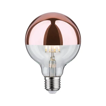 Paulmann 28674 Design fényforrás, tükör hatású, réz, réz, 2700K melegfehér, E27 foglalat, 600 lm