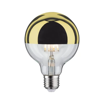 Paulmann 28675 Design fényforrás, tükör hatású, arany, fényerőszabályozható, arany, 2700K melegfehér, E27 foglalat, 600 lm