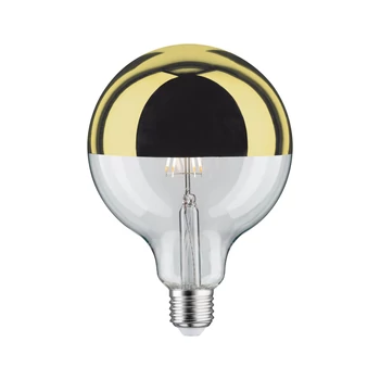 Paulmann 28678 Design fényforrás, tükör hatású, arany, arany, 2700K melegfehér, E27 foglalat, 600 lm