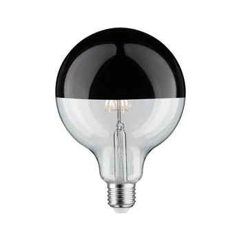 Paulmann 28680 Design fényforrás, tükör hatású, fekete, fekete, 2700K melegfehér, E27 foglalat, 600 lm