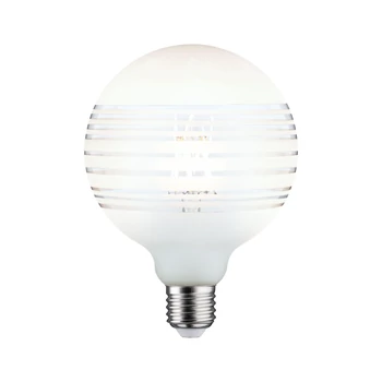 Paulmann 28744 Design fényforrás, design effekt, fehér, fényerőszabályozható, ezüst, 2700K melegfehér, E27 foglalat, 470 lm