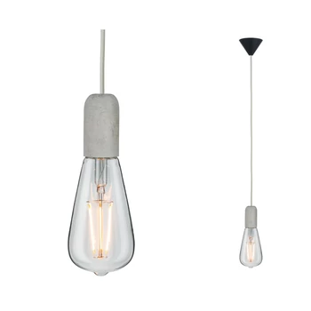 Paulmann 50388 Neordic Jano 1 ágú függeszték, bura néküli, beton, szürke, E27 foglalat, IP20