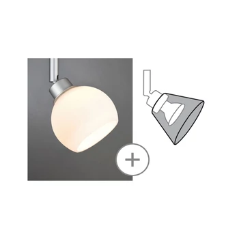 Paulmann 60055 URail DecoSystems Wolbi bura GU10 foglalathoz, fehér