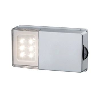 Paulmann 70498 Snap LED gardróbvilágítás, ajtó nyitás és csukódás érzékelés, ezüst, 2700K melegfehér, beépített LED, 30 lm
