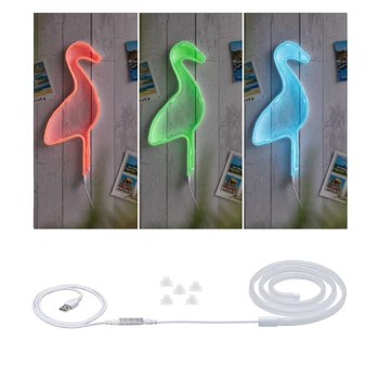 Paulmann 70557 Neon Colorflex LED szalag, formára hajlítható, USB csatlakozóval, fehér, beépített LED, 10 lm