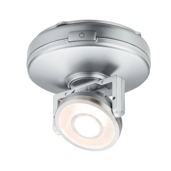 Paulmann 70637 Rotate bútorvilágító, elemes, króm, 3000K melegfehér, beépített LED, 66 lm