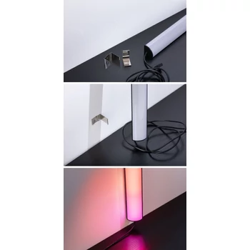 Paulmann 78879 Lightbar Dynamic dekorációs lámpa, USB csatlakozóval, távirányítóval, fekete, 48 lm, IP20