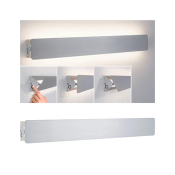 Paulmann 79514 Led wall Katla fali lámpa, szálcsiszolt, 2700K melegfehér, 580 lm, IP20