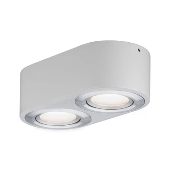 Paulmann 79709 Argun mennyezeti lámpa, 3-step-dimming, billenthető, szálcsiszolt, 3000K melegfehér, beépített LED, 475 lm