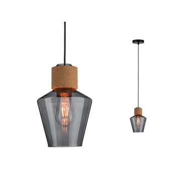 Paulmann 79740 Neordic Edla 1 ágú függeszték, fa, E27 foglalat, IP20