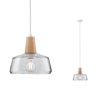 Paulmann 79744 Neordic Yva 1 ágú függeszték, fa, E27 foglalat, IP20