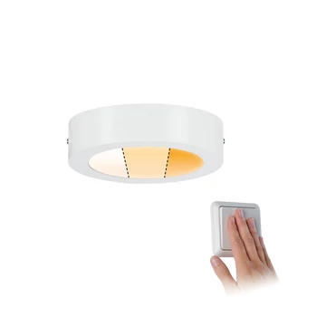 Paulmann 79790 Carpo LED panel, 170 mmx170 mm, kerek, 3-step-dim to warm, fehér, 2300K-3000K változtatható, beépített LED, 1200 lm, IP20