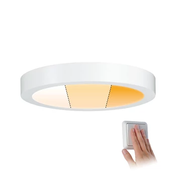 Paulmann 79799 Carpo LED panel, 300 mmx300 mm, kerek, 3-step-dim to warm, fehér, 2300K-3000K változtatható, beépített LED, 1830 lm, IP20