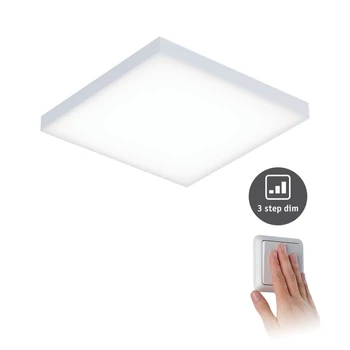 Paulmann 79820 Velora LED panel, 225 mmx225 mm, négyzet, fehér, 3000K melegfehér, beépített LED, 1500 lm, IP20