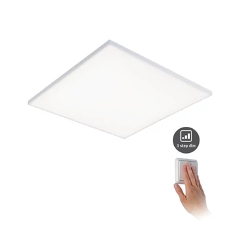 Paulmann 79822 Velora LED panel, 595 mmx595 mm, négyzet, fehér, 3000K melegfehér, beépített LED, 4400 lm, IP20