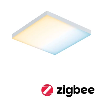 Paulmann 79824 Velora LED panel, négyzet, Tunable White, Zigbee, fehér, 2700K-6500K változtatható, 800 lm, IP20