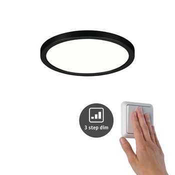 Paulmann 79965 VariFit Areo mennyezeti lámpa, fekete, 4000K természetes fehér, 1.300 lm, IP44