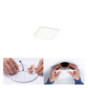 Paulmann 92396 Veluna Varifit LED panel, négyzet, üveg, 4000K természetes fehér, beépített LED, 550 lm, IP44