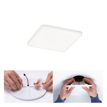 Paulmann 92397 Veluna Varifit LED panel, négyzet, üveg, 4000K természetes fehér, beépített LED, 1050 lm, IP44
