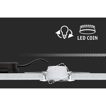 Paulmann 92472 LED Module Choose Coin LED modul, üveg, 2700K melegfehér, Coin foglalat, 470 lm