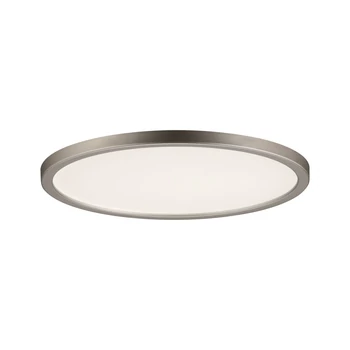 Paulmann 92946 Areo LED panel, 180 mmx180 mm, kerek, nikkel, 3000K melegfehér, beépített LED, 1350 lm, IP23