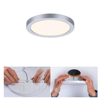 Paulmann 93033 Areo Varifit LED panel, kerek, króm, 3000K melegfehér, 850 lm, IP44