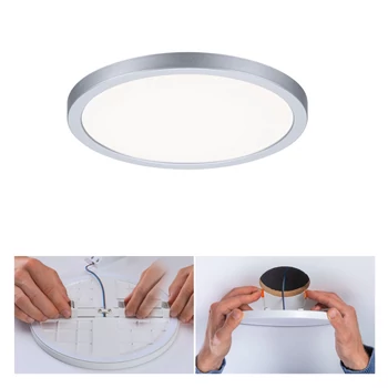 Paulmann 93038 Areo Varifit LED panel, kerek, króm, 4000K természetes fehér, 1800 lm, IP44
