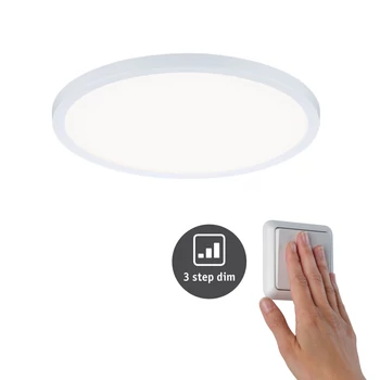 Paulmann 93056 Areo Varifit LED panel, kerek, 3-step-dimming, fehér, 4000K természetes fehér, beépített LED, 2200 lm, IP44