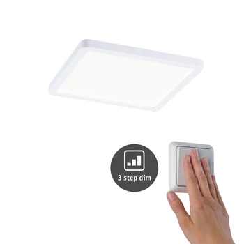 Paulmann 93059 Areo Varifit LED panel, négyzet, 3-step-dimming, fehér, 4000K természetes fehér, beépített LED, 1800 lm, IP44